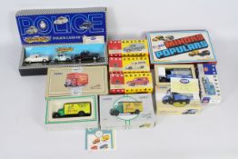 Corgi - 9 x boxed models including Minors And Populars set # D72/1, Police Cars of the 60s # D75/1,