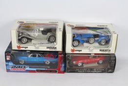 Maisto, Bburago, Other - Three boxed diecast 1:18 scale model vehicles.