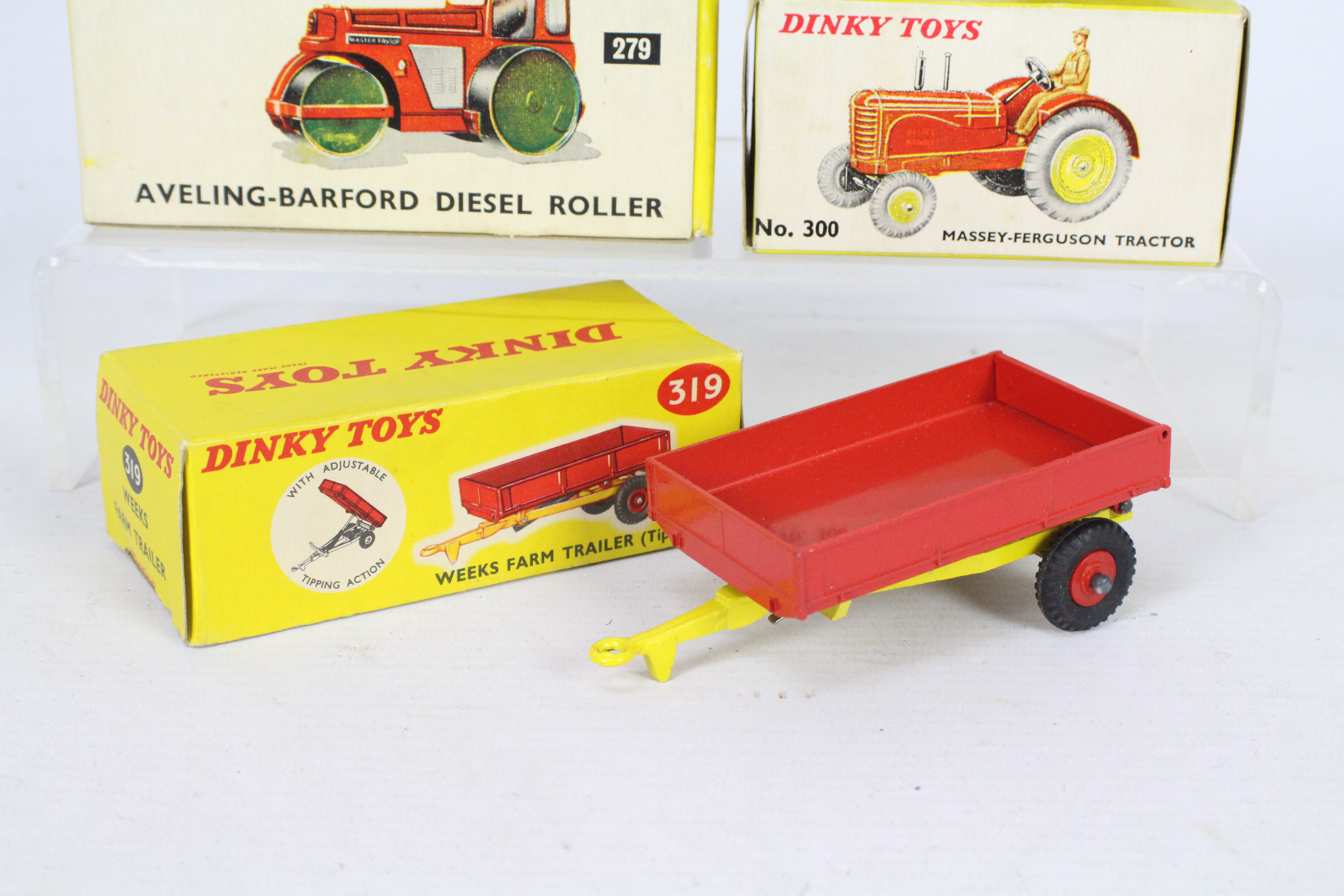 Dinky - 3 x boxed models, # 279 Aveling Barford Diesel Roller, - Image 4 of 4