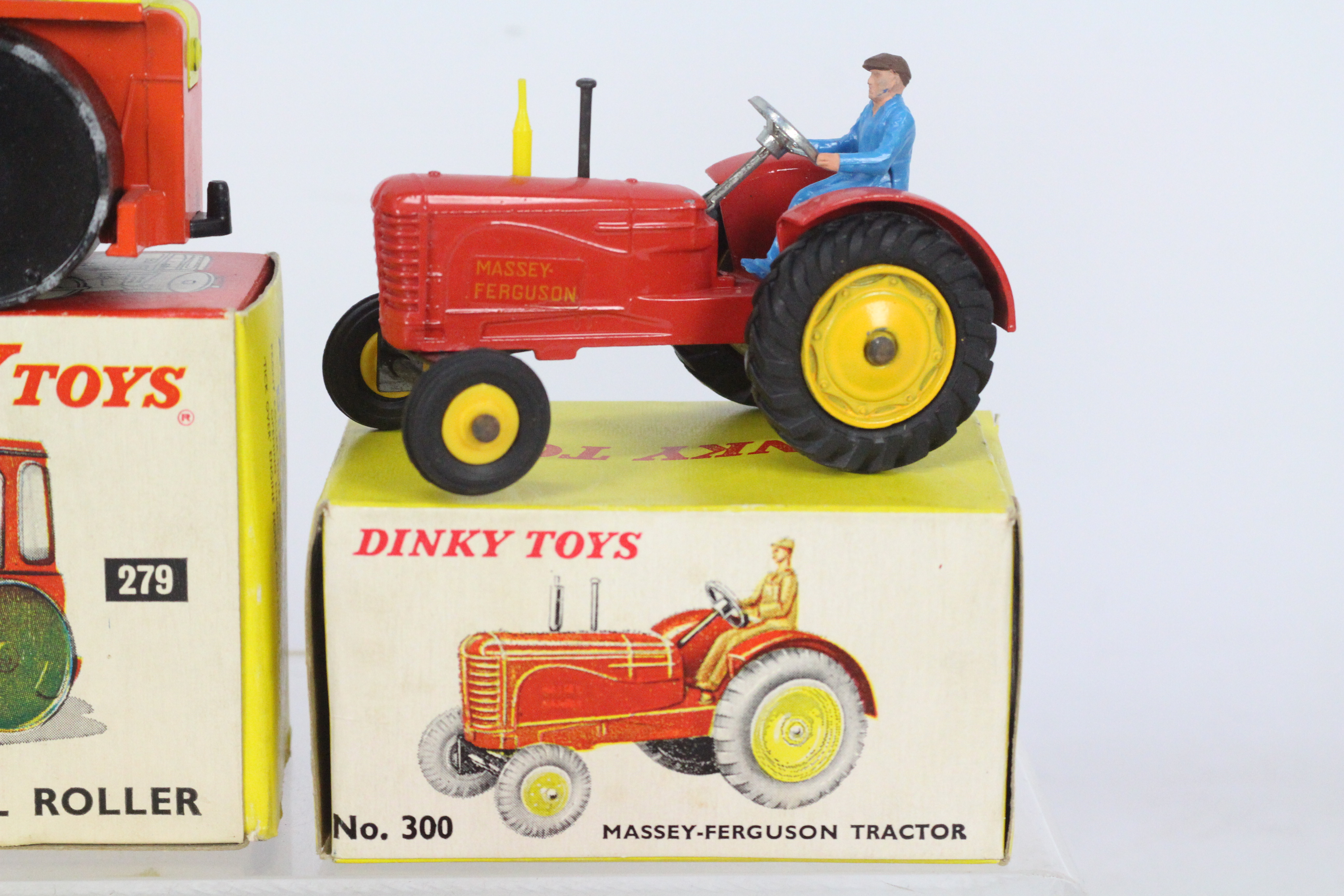 Dinky - 3 x boxed models, # 279 Aveling Barford Diesel Roller, - Image 3 of 4