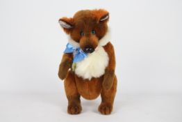 Unknown Maker - A fox with blue glass ey