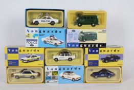 Vanguards - Five boxed diecast 1:43 scale Limited Edition 'Police' vehicles from Vanguards.