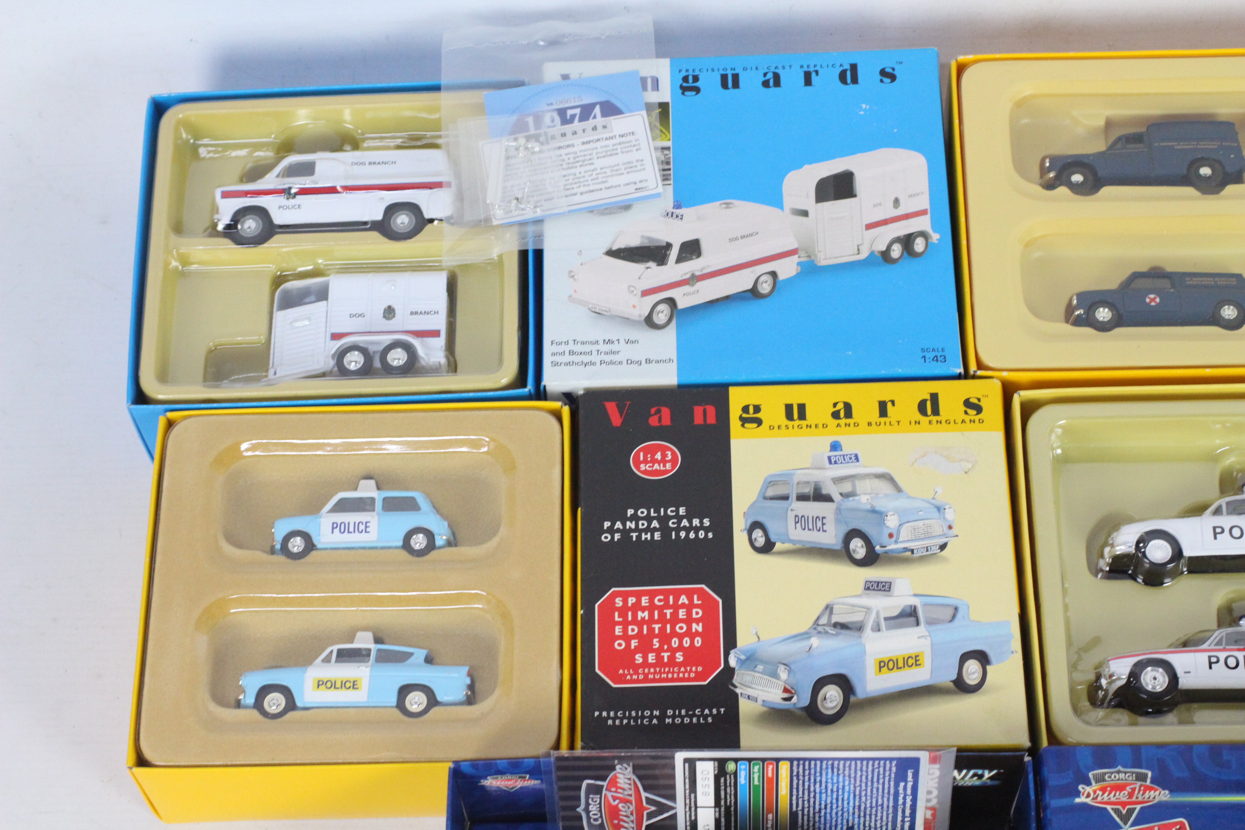 Vanguards - Five boxed Vanguards Limited Edition diecast model Police / emergency vehicle sets. - Image 2 of 4