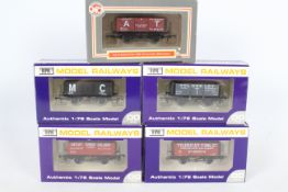 Dapol - 5 x boxed OO gauge special edition coal wagons made for the Astley Green Mining Museum in