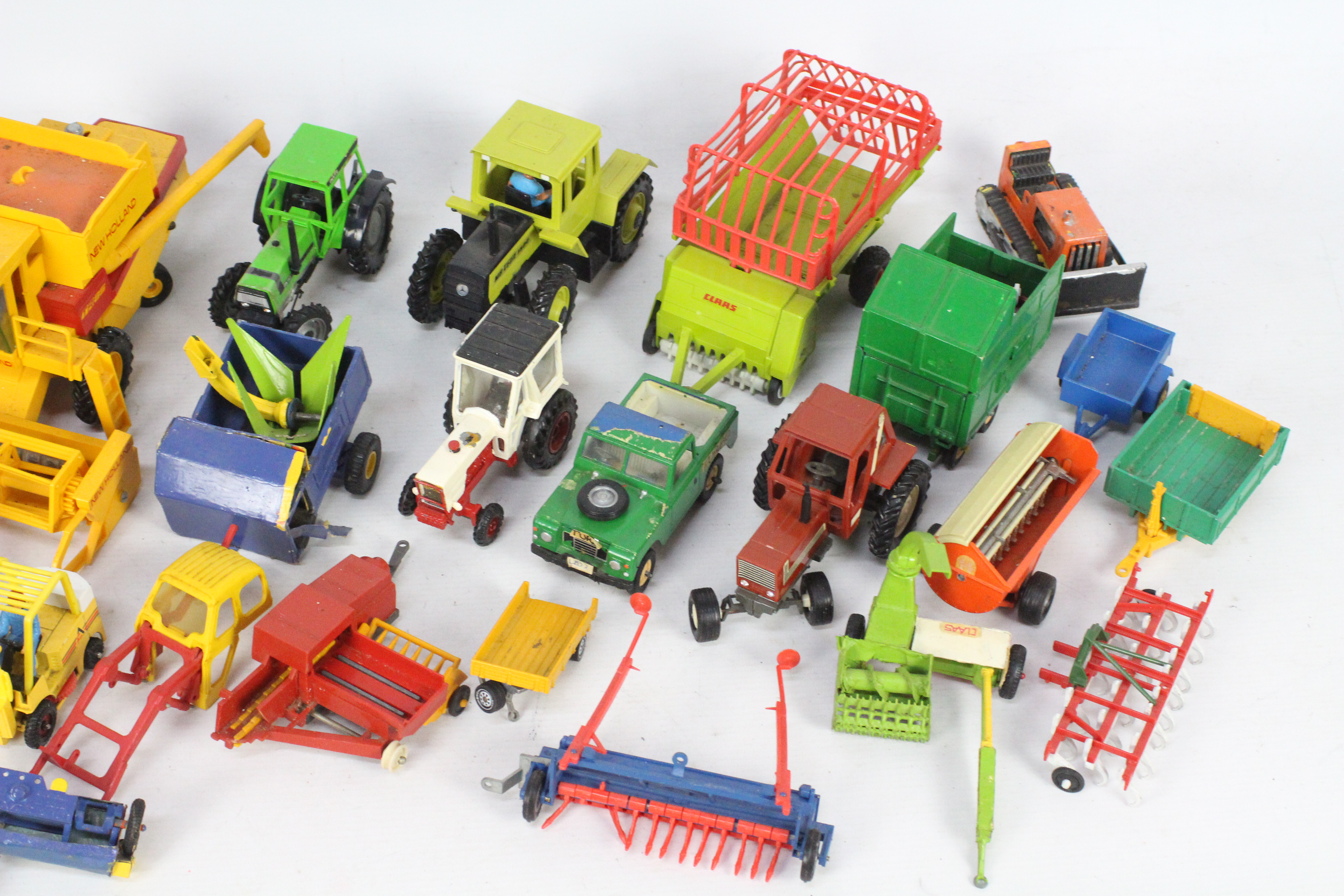 Britains - Corgi - Gama - A group of 20 x unboxed vehicles and trailers including Gama Bobcat, - Image 3 of 3