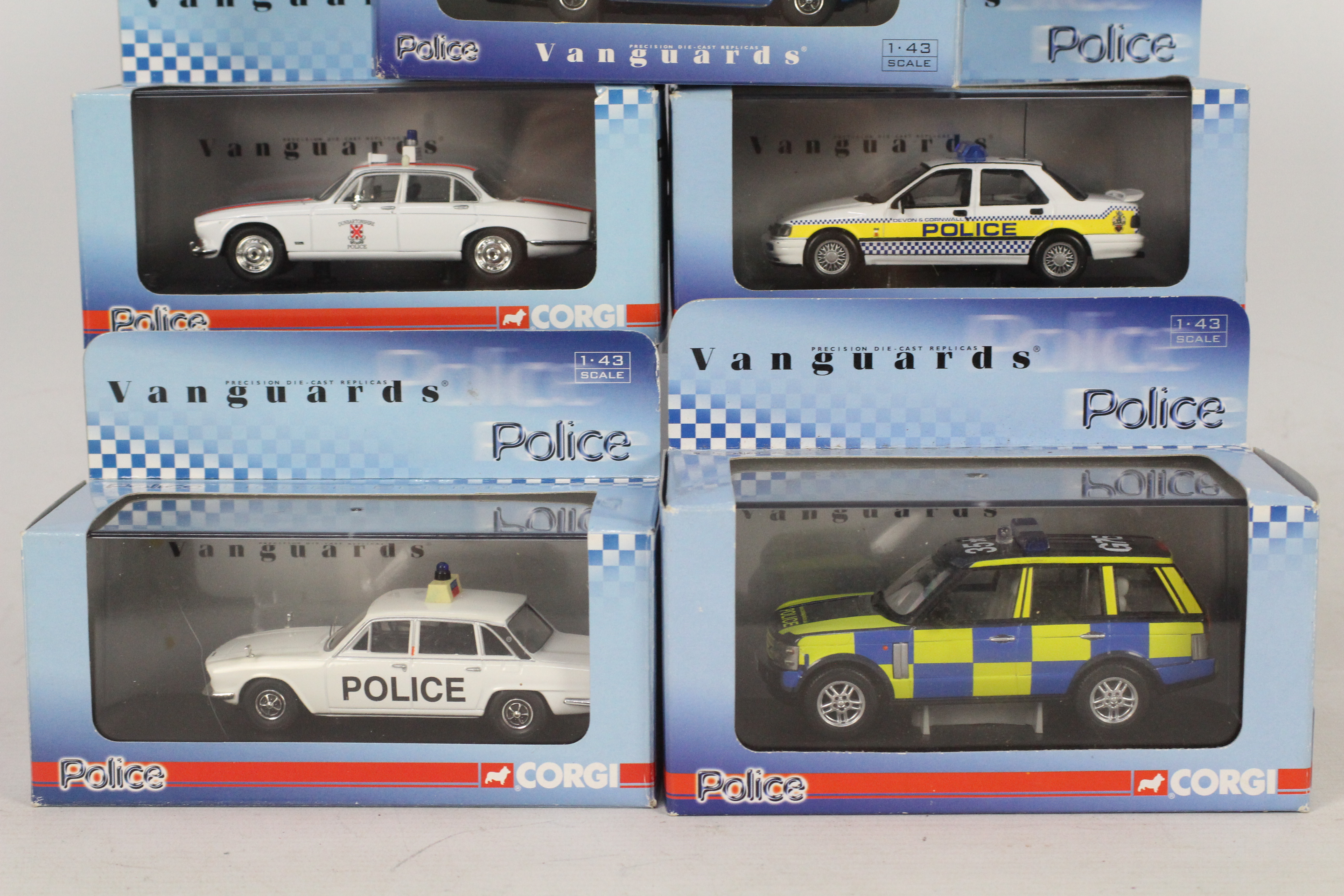 Vanguards - Five boxed diecast 1:43 scale Limited Edition 'Police' vehicles from Vanguards. - Image 3 of 3