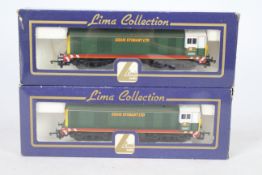 Lima - 2 x limited edition OO gauge Class 20 Diesel locos both in Eddie Stobart livery,