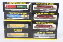 Graham Farish - Bachmann - 7 x boxed N gauge wagons including 3 x 102 tonne Bulk Coal Hoppers in