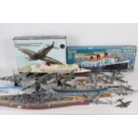 Corgi - Amer - Lone Star - Revell - Meccano - A collection of aircraft and ship models including