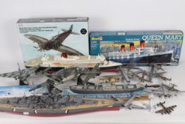 Corgi - Amer - Lone Star - Revell - Meccano - A collection of aircraft and ship models including