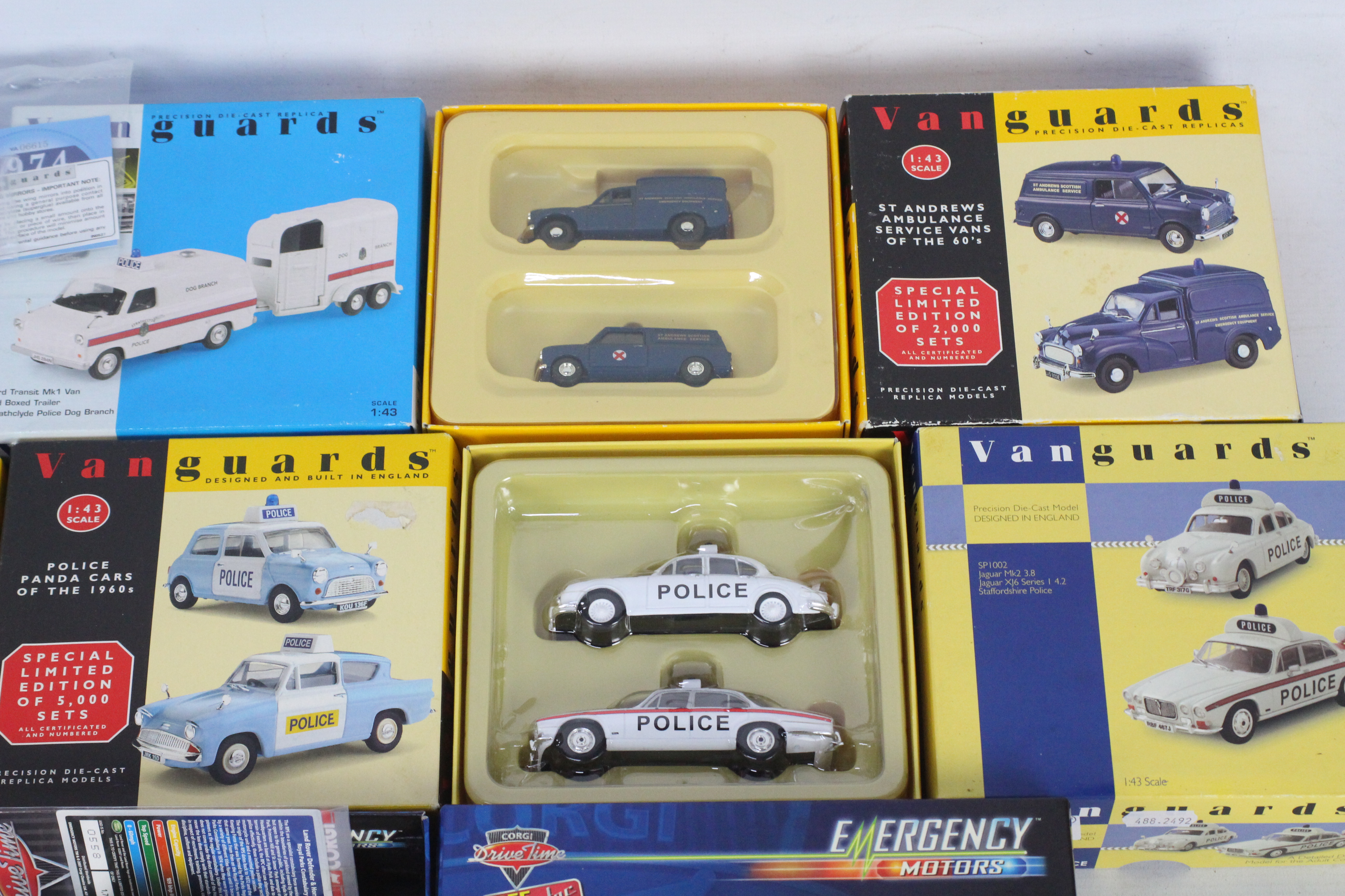 Vanguards - Five boxed Vanguards Limited Edition diecast model Police / emergency vehicle sets. - Image 3 of 4