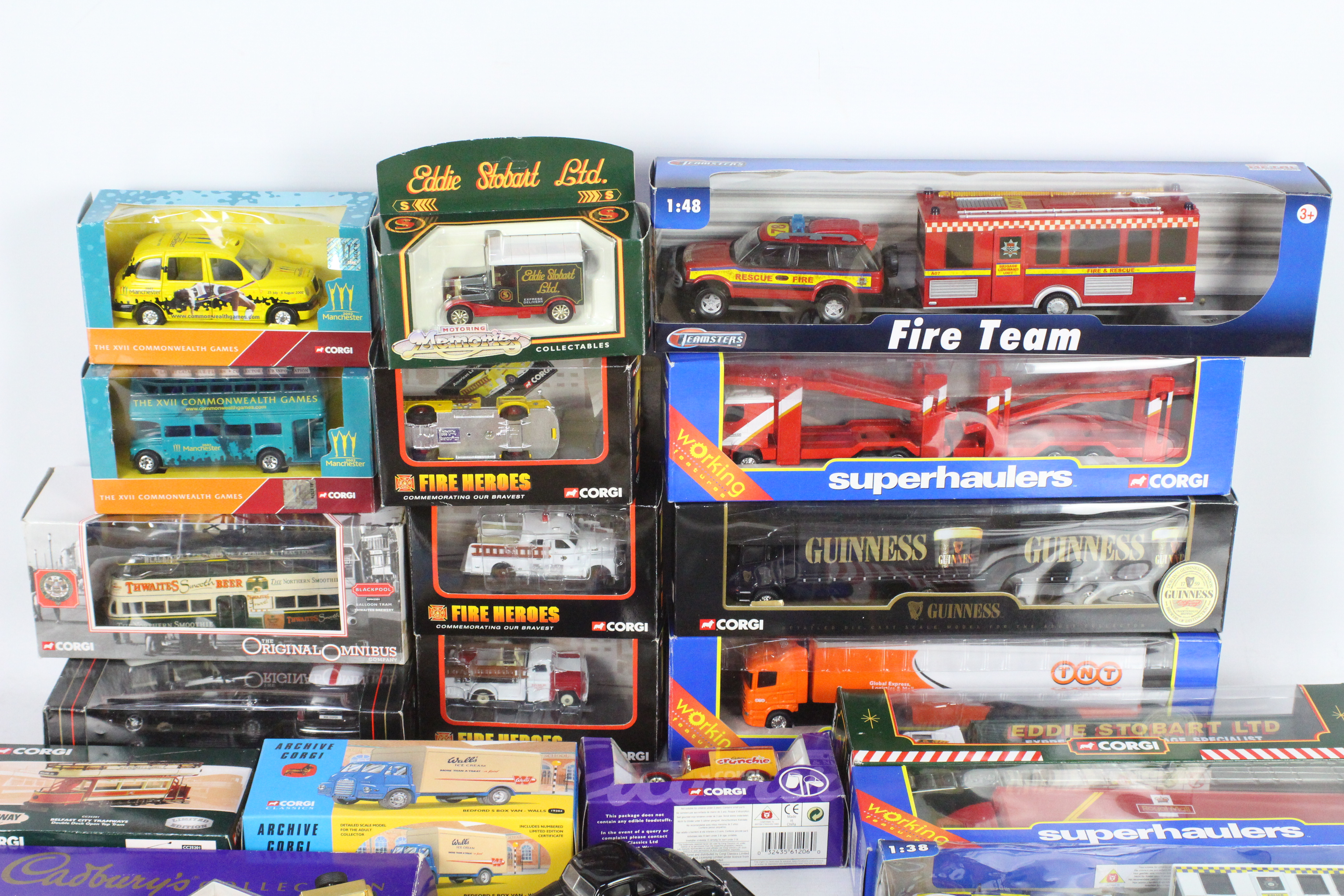 Corgi - Teamsters - Majorette - A group of 33 x mostly boxed models including five Superhauler - Image 2 of 3