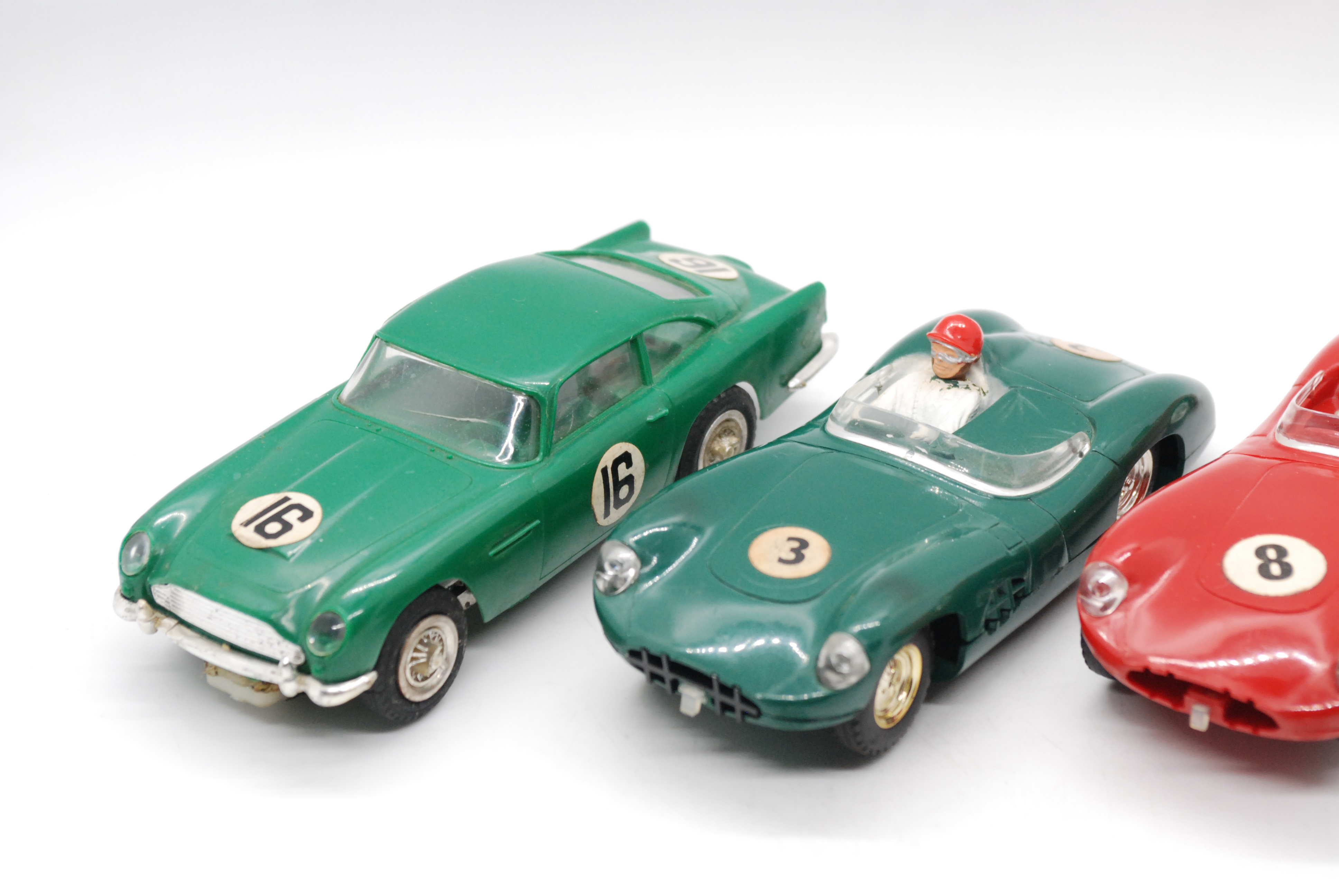 Scalextric, Revell - Three unboxed vintage Scalextric Aston Martin slot cars. - Image 2 of 7