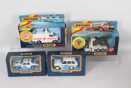 Matchbox SuperKings - Four boxed Matchbox SuperKings diecast model vehicles.