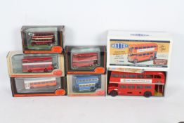 Mettoy - EFE - 6 x boxed bus models including limited edition tinplate Routemaster bus number 1925