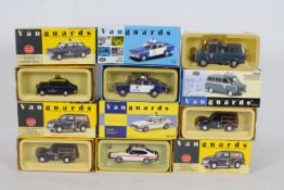 Vanguards - A unit of six boxed Limited Edition diecast 1:43 scale 'Police' vehicles from Vanguards.