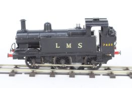 Unknown Maker - A powered brass kit built O gauge LMS 3F Jinty 0-6-0 tank engine.