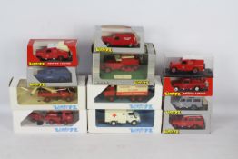 Verem / Solido - A brigade of 12 boxed diecast Fire appliances and emergency vehicles from Verem.