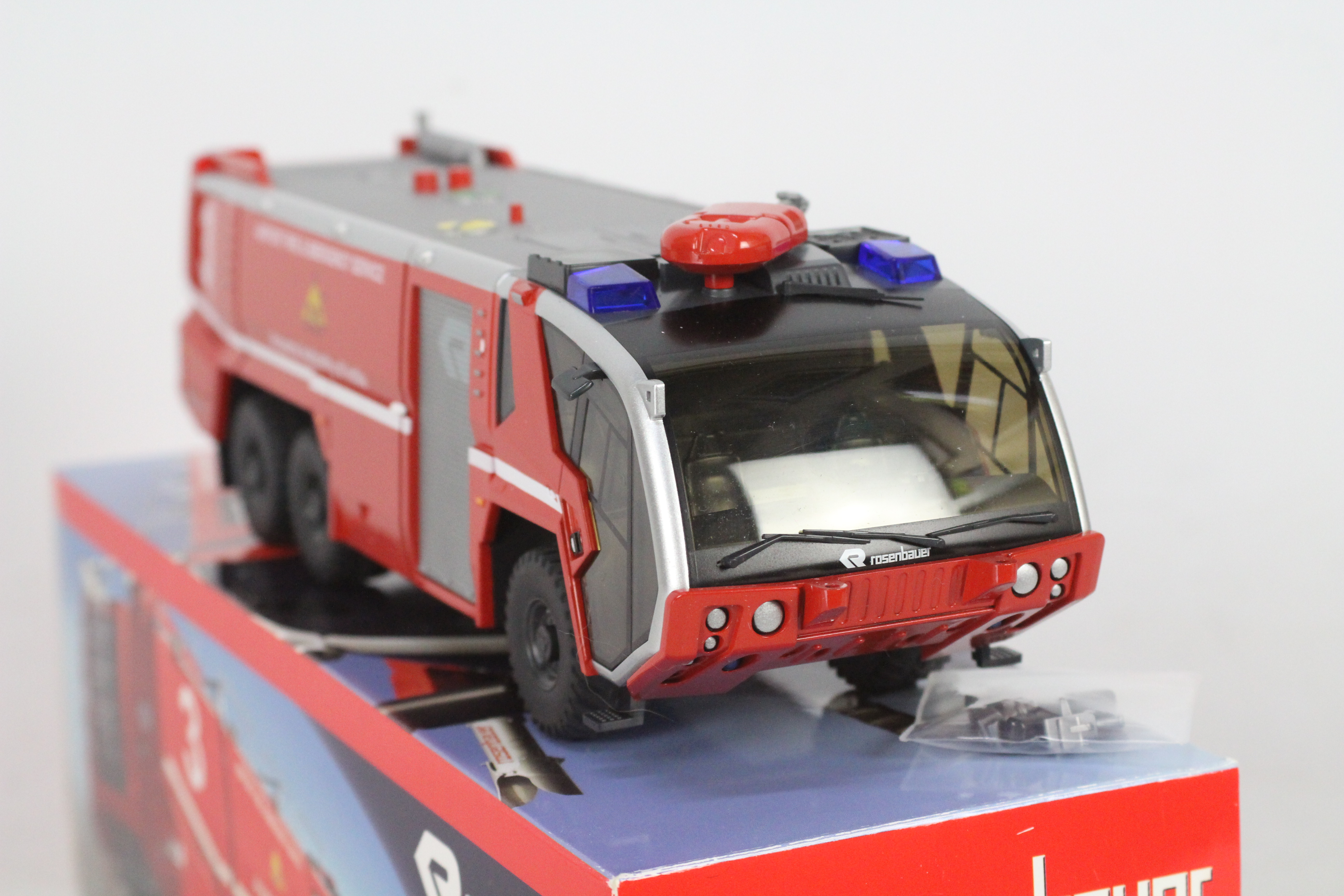 Wiking - A boxed diecast Wiking 1:43 scale Rosenbauer Panther 6x6 ARFF (Airport Rescue and Fire - Image 3 of 3