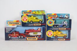 Matchbox Superkings - A boxed group of four Matchbox Superkings diecast 'Emergency' vehicles.