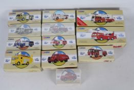 Corgi Classics - 12 boxed Corgi Classic diecast fire appliance / service themed vehicles.