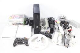 2 Nintendo Wii's including motion sensor's, XBox 360 4GB with 2 wireless controllers,