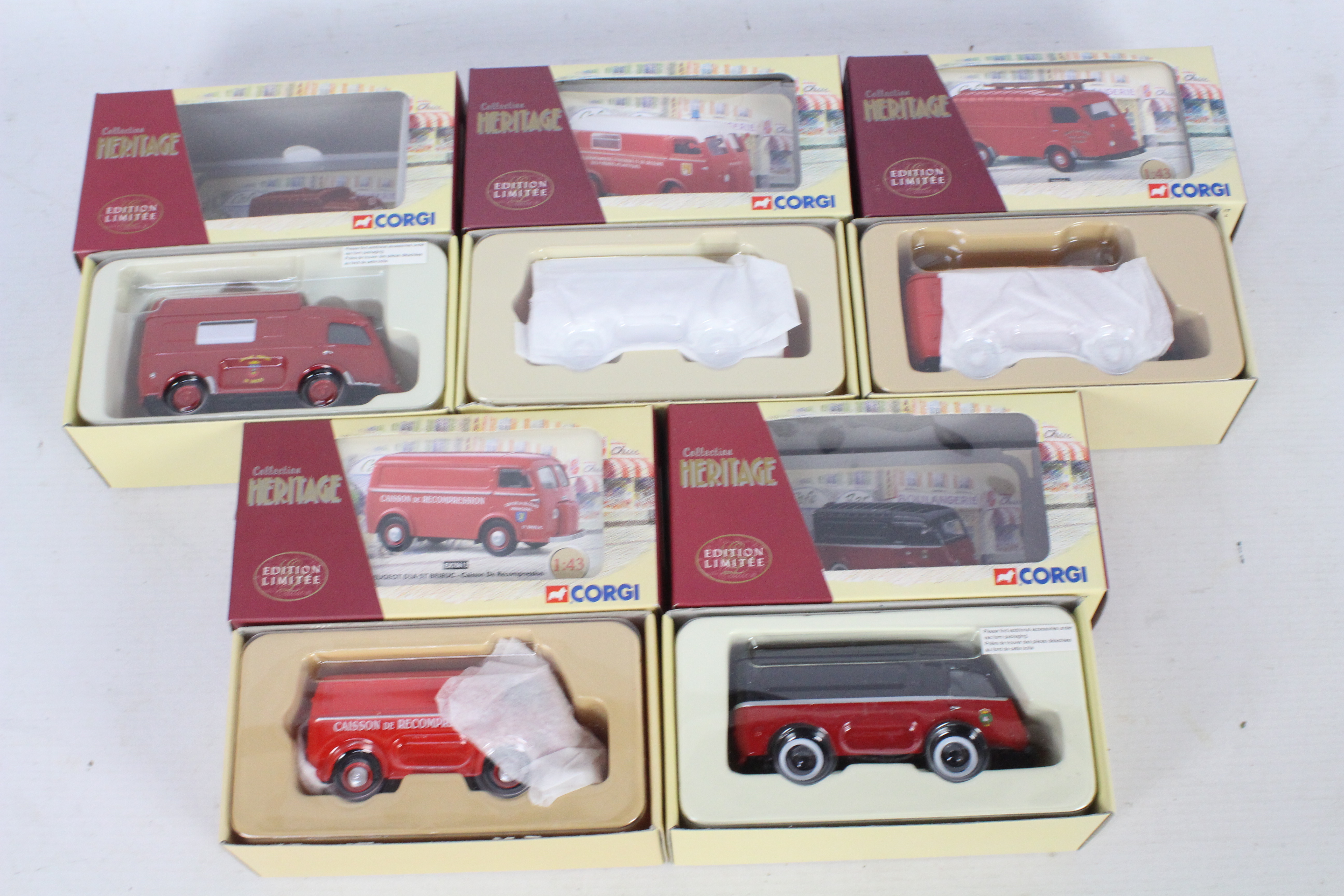 Corgi - Five boxed Limited Edition Fire related diecast models from the Corgi Heritage Collection