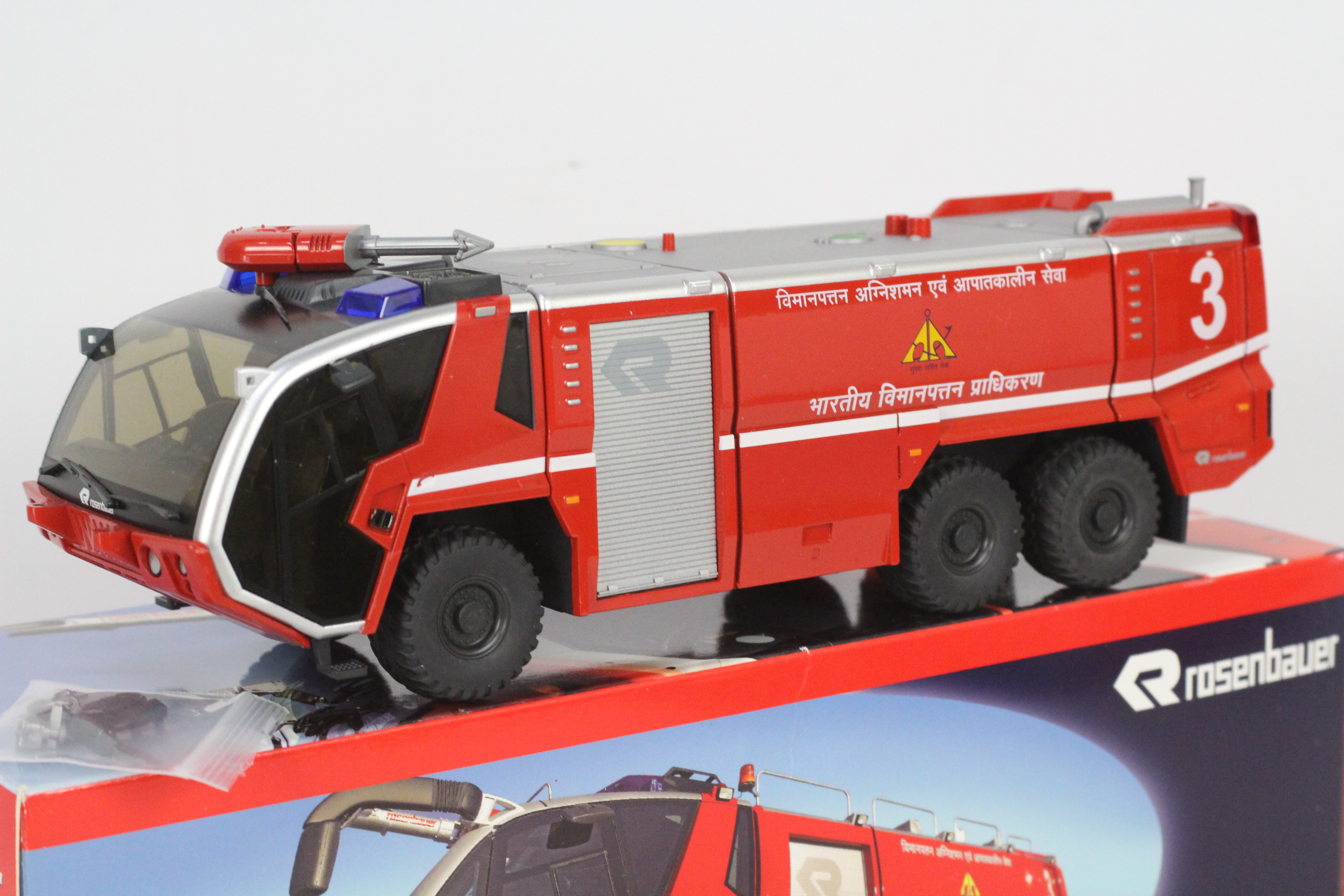 Wiking - A boxed diecast Wiking 1:43 scale Rosenbauer Panther 6x6 ARFF (Airport Rescue and Fire - Image 2 of 3