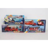 Matchbox SuperKings - Three boxed diecast Matchbox SuperKings Fire Engines / Rescue Appliances.