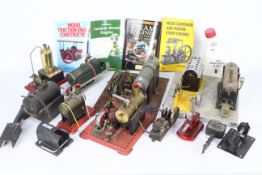 Mamod - Wilesco - Meccano - A collection of Stationary engines,