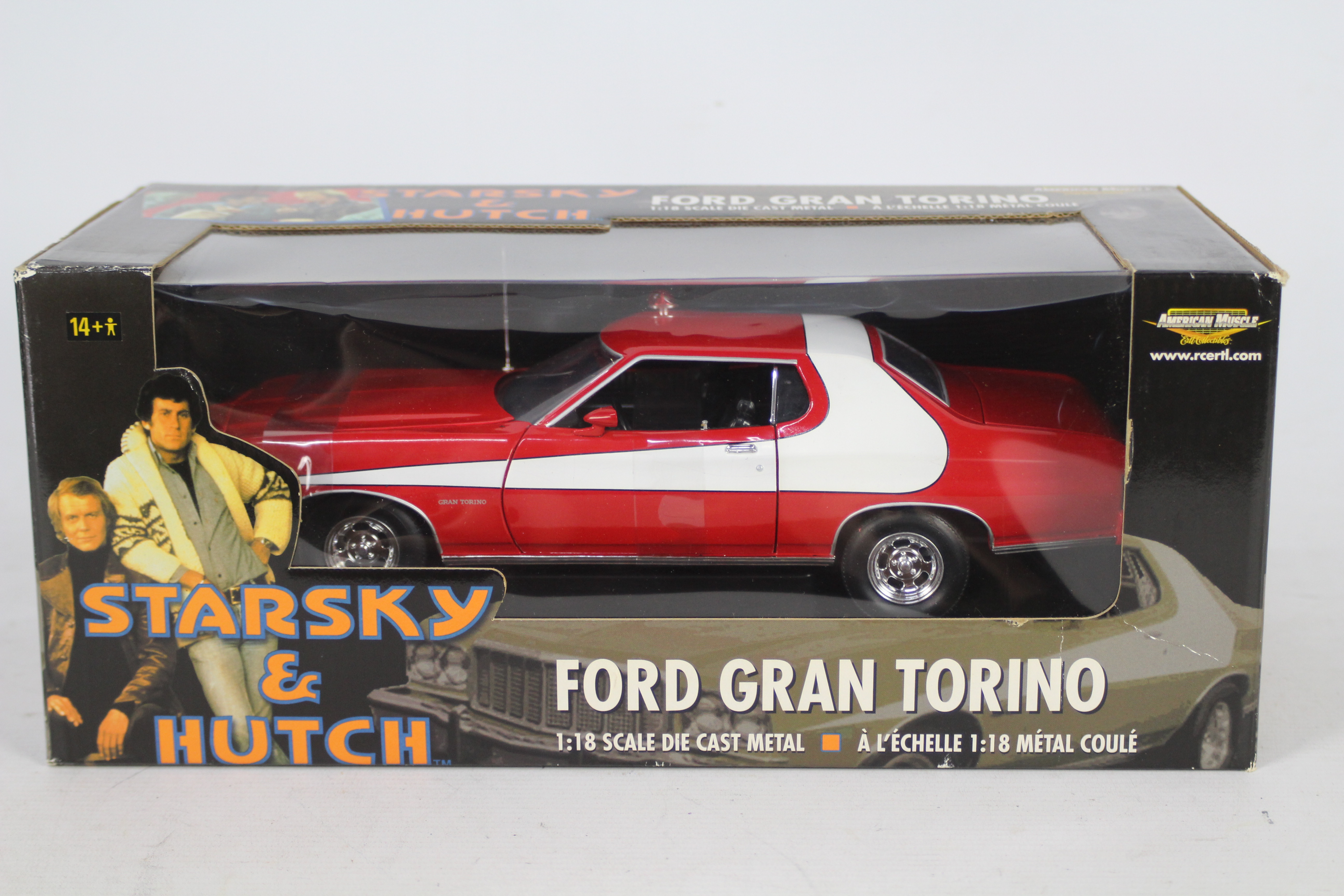 Ertl - American Muscle - A boxed 1:18 scale Starsky & Hutch Ford Gran Torino # 331519.