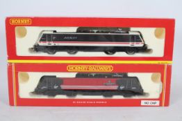 Hornby - 2 x boxed OO gauge Class 90 Bo-Bo Electric locos,