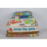 Denys Fisher - Ideal - Waddingtons - 7 x boxed games including Dad's Army, Agrihazard,