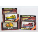 Scalextric - Three boxed Scalextric slot cars.