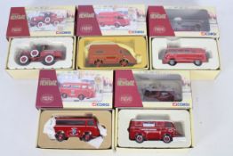 Corgi - Five boxed Limited Edition Fire related diecast models from the Corgi Heritage Collection