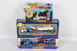 Matchbox Superkings - Three boxed Matchbox SuperKings diecast vehicles.