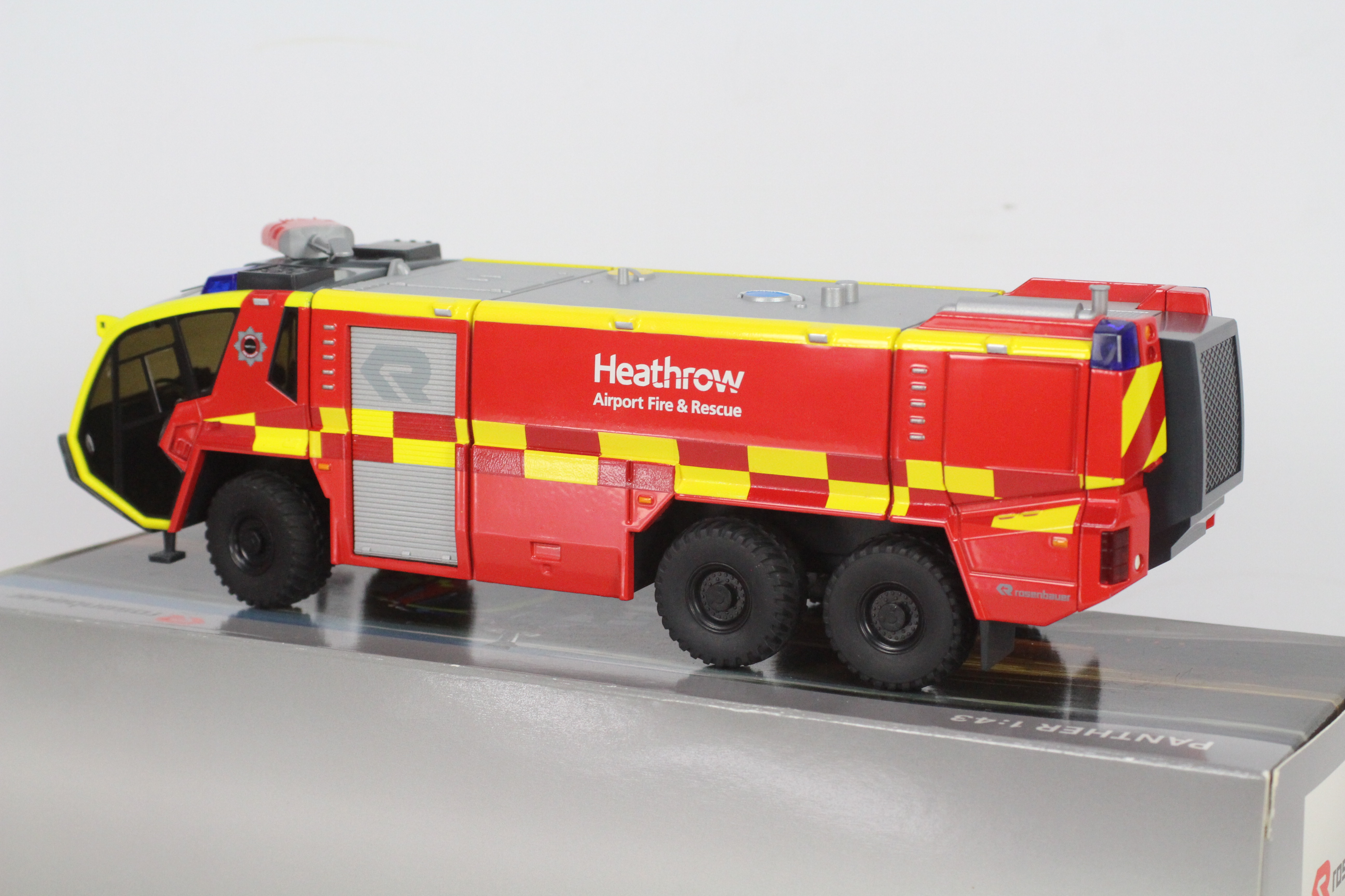 Wiking - A boxed diecast Wiking 1:43 scale Rosenbauer Panther 6x6 ARFF (Airport Rescue and Fire - Image 3 of 3