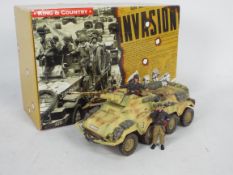 King & Country - A boxed King & Country 'Fighting Vehicles' WSS68 WWII German Forces 'Puma Armoured