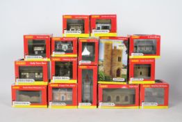 Hornby - Lyddle End - 15 x boxed N gauge buildings including Engine Shed # N8087,