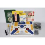 Meccano - A collection of Meccano including a part Set 1 with the inner tray but no box,