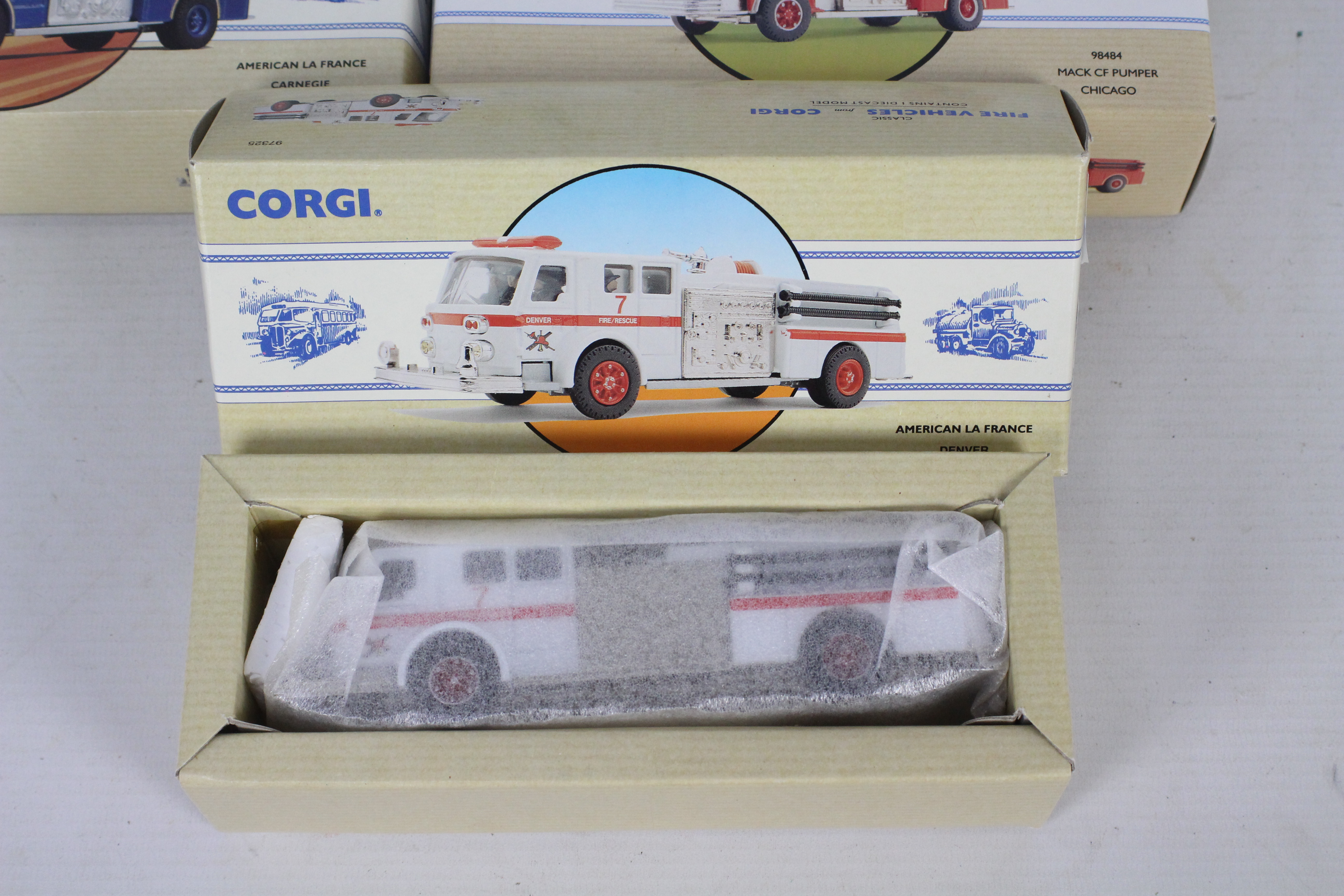 Corgi Classics - 12 boxed Corgi Classic diecast fire appliance / service themed vehicles. - Image 2 of 4