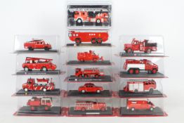 Del Prado - A group of 14 bubble packed Del Prado Fire Brigade models and appliances in various