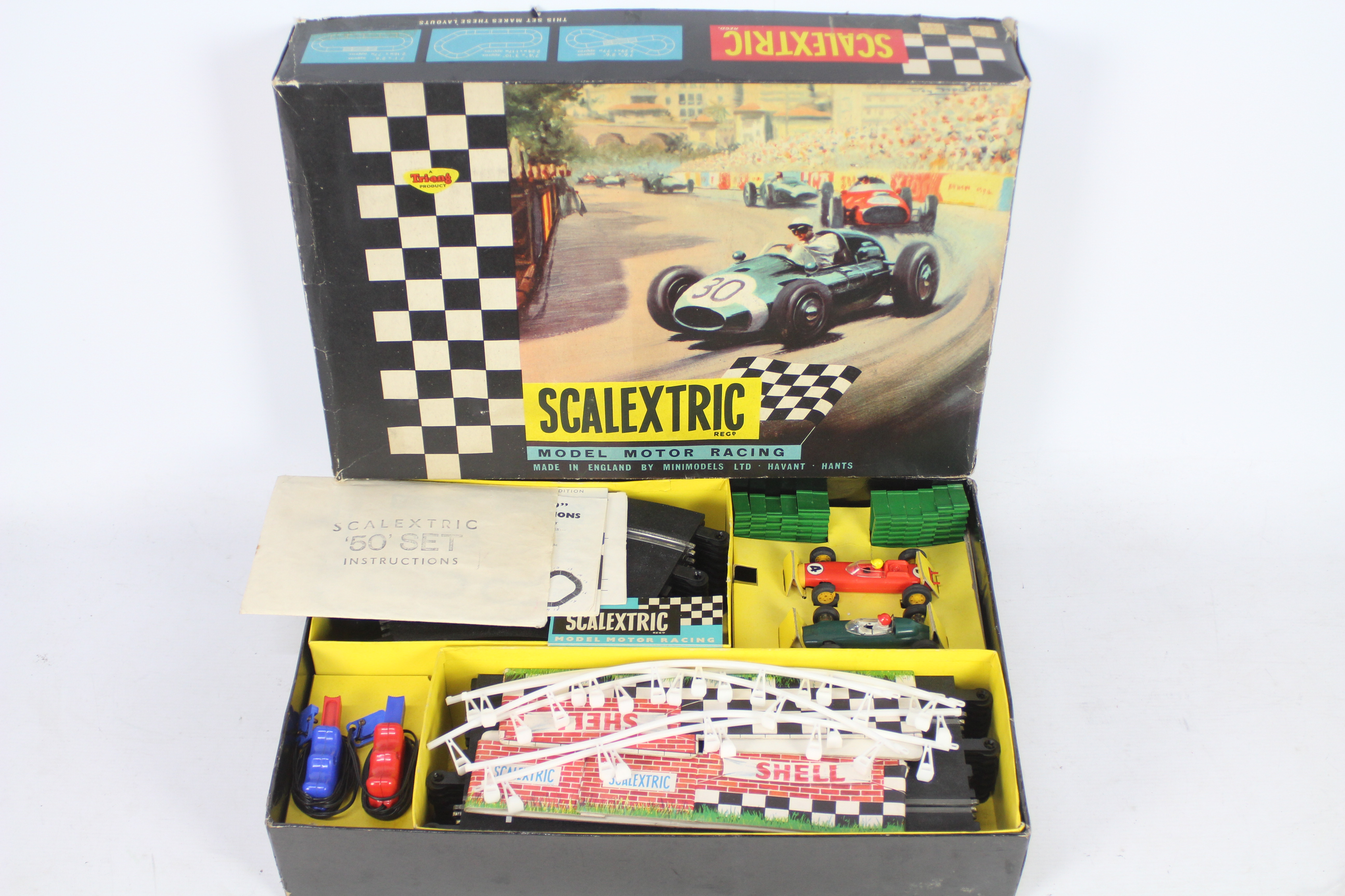 Scalextric - A boxed vintage Scalextric #50 Set.