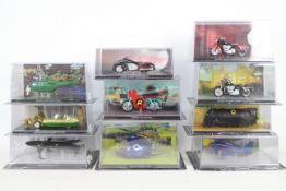 Corgi - Eaglemoss - Batman - 10 x boxed Batman vehicles including The Redbird motorcycle,