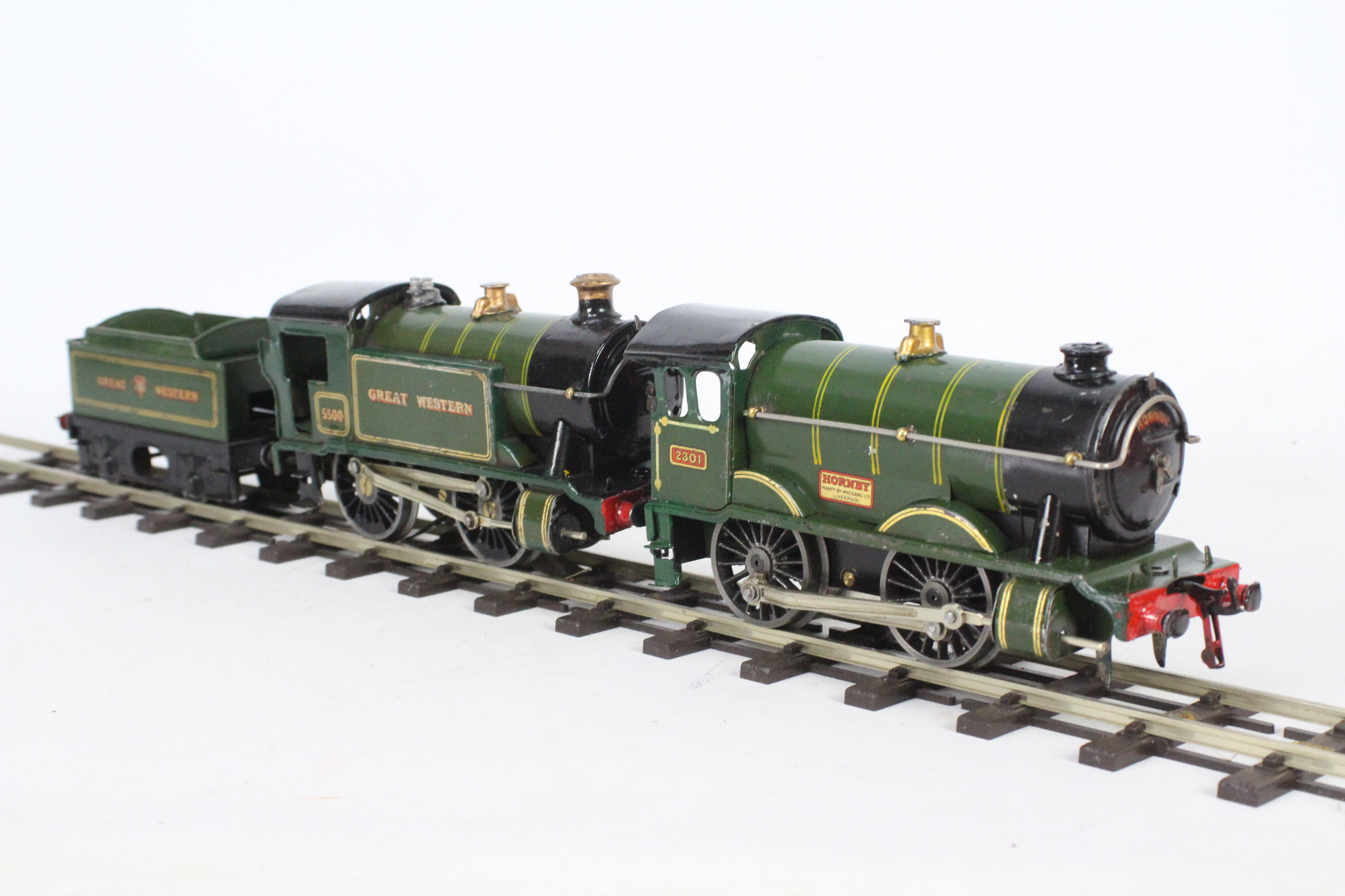 Hornby - 2 x 1930s O gauge Great Western steam locos, - Image 5 of 6