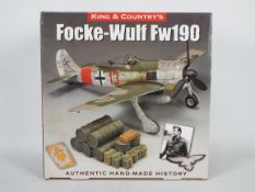 King & Country - A boxed King & Country 'Luftwaffe' LW28 Focke-Wulf Fw190.