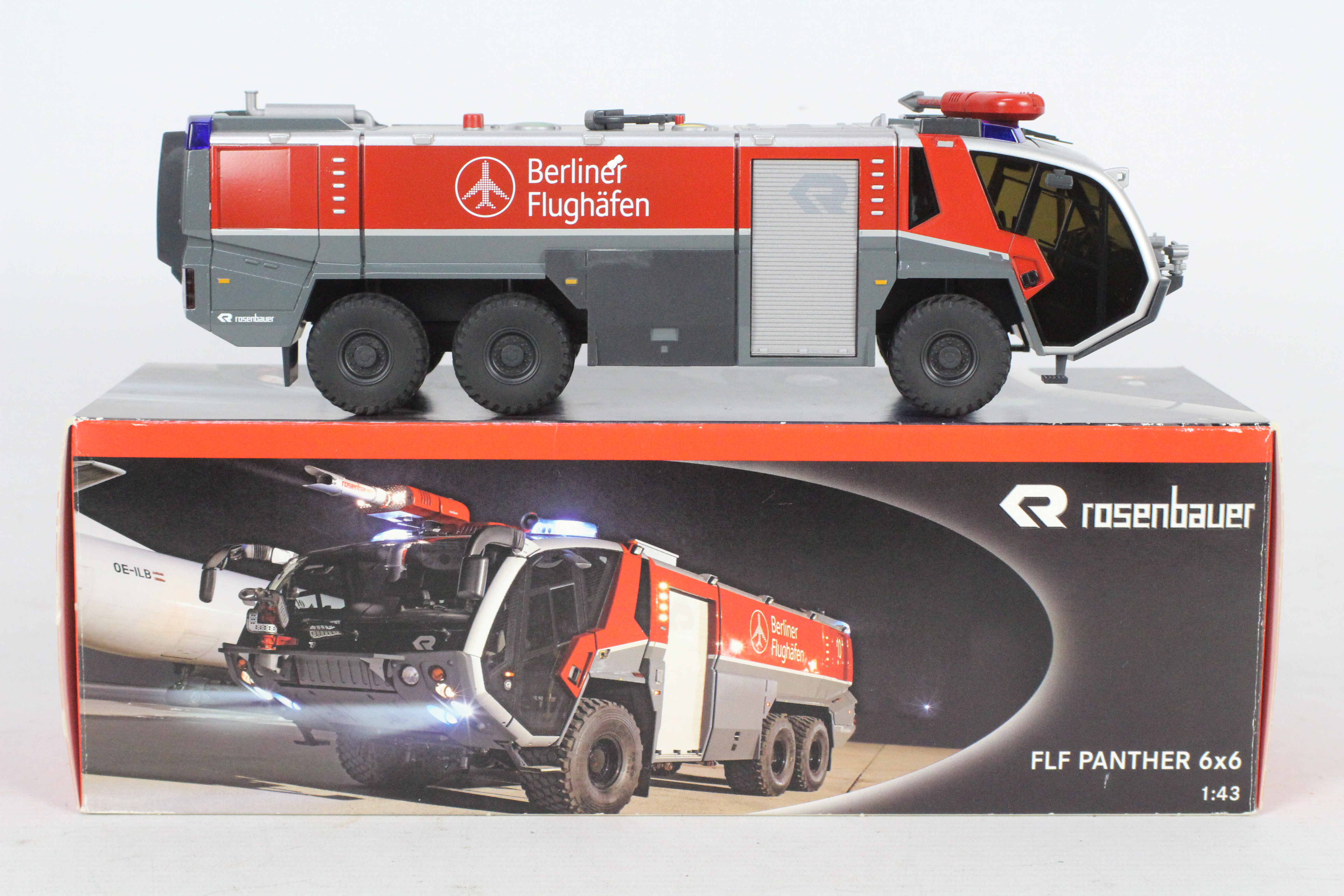 Wiking - A boxed diecast Wiking 1:43 scale Rosenbauer Panther 6x6 ARFF (Airport Rescue and Fire