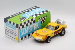 Scalextric Exin (Spain) - A boxed Scalextric Exin #4050 Chevrolet Corvette Dragster.