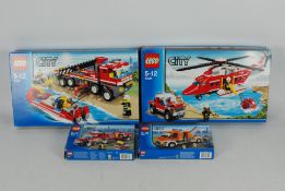 Lego - Four boxed Lego 'City' sets,