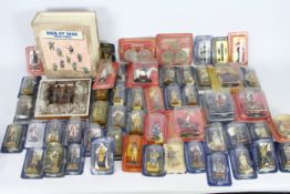 DelPrado - A collection of 50 plus diecast figures including Richard 1's Lieutenant,